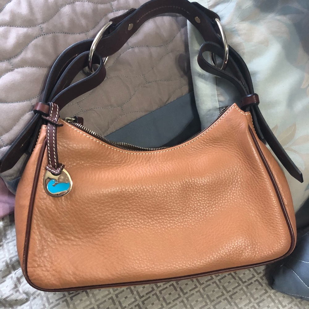 Dooney & Bourke Classic Retro Leather Purse Tan